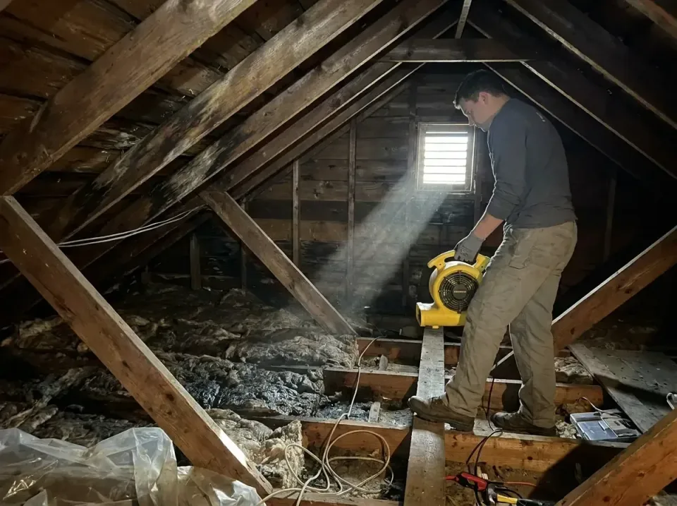 attic-water-damage-drying-proc-007 — frequently asked questions, Emergency Water Extraction & 24/7 Flood Response in McRae-H…